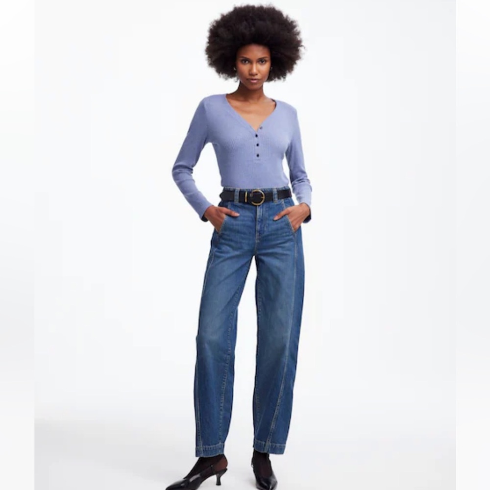 NWT Madewell Tapered Denim Trousers